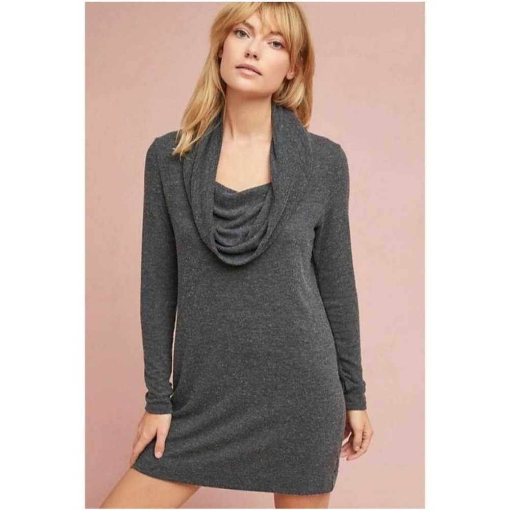 Anthropologie Michael Stars Grey Sweater Dress S - Picture 4 of 12